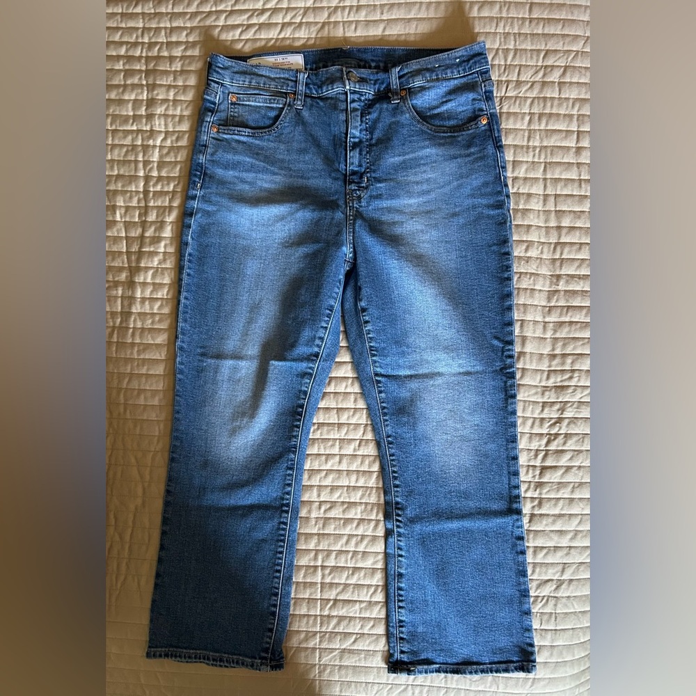 Gap Kick Fit High Rise Blue Jeans